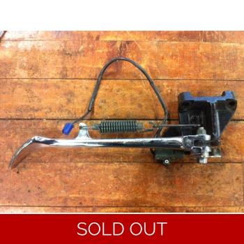 2003-09 Yamaha XVS1100 V-Star Side Stand with Bracket and Switch 4KU-27311-13-00 5RT-82566-40-00